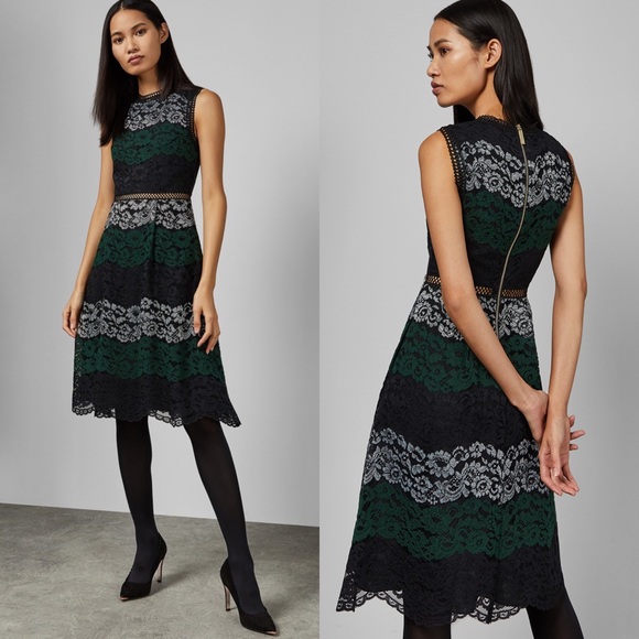 Ted Baker Dresses & Skirts - TED BAKER Inarra Sleeveless Lace Dress In Black 4